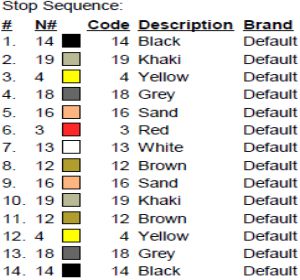 color code color code