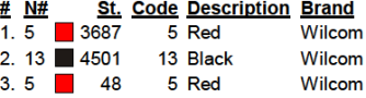 color code color code
