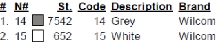 color code color code