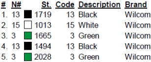 color code color code