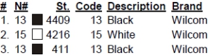 color code color code