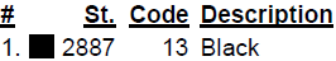 color code color code