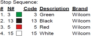 color code 