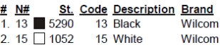color code color code