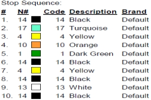 color code color code