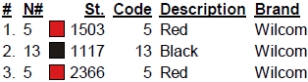 color code color code