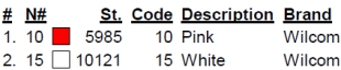 color code color code