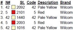 color code color code