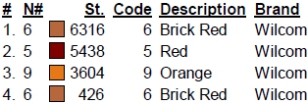 color code color code