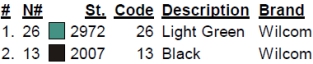 color code color code