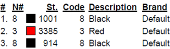 color code color code