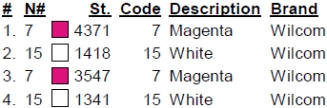 color code color code