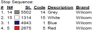 color code 
