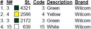 color code color code