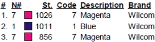 color code color code