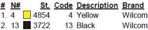 color code color code