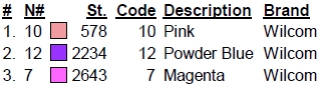 color code color code