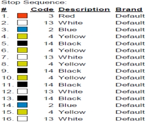 color code color code