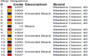 color code color code