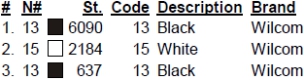 color code color code