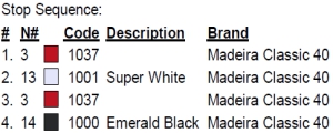 color code color code