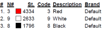 color code color code