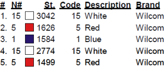 color code color code