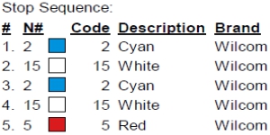 color code color code