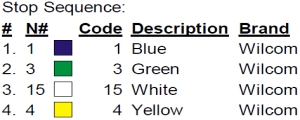 color code 
