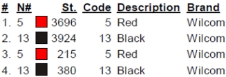 color code color code