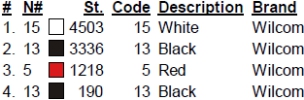 color code color code