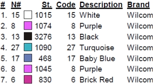 color code color code