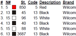 color code color code