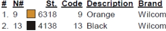 color code color code