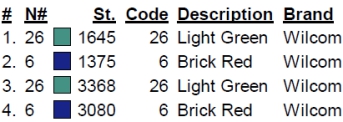 color code color code