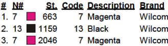 color code color code