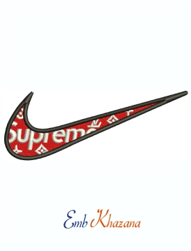 Supreme hotsell nike swoosh