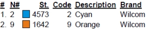 color code color code