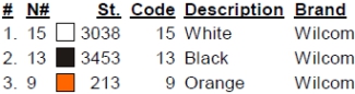 color code color code