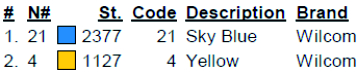 color code color code