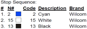 color code color code