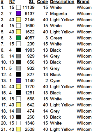 color code color code