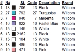 color code color code
