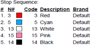 color code color code