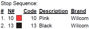 color code color code