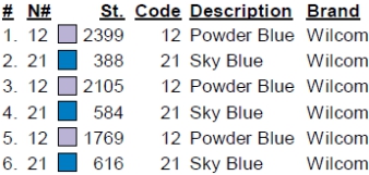 color code color code