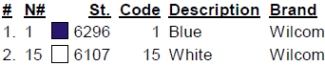 color code color code