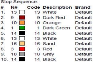 color code color code