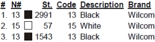 color code color code