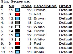 color code color code
